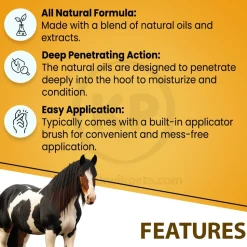 Absorbine Hooflex All Natural Dressing & Conditioner for Horses 15-oz