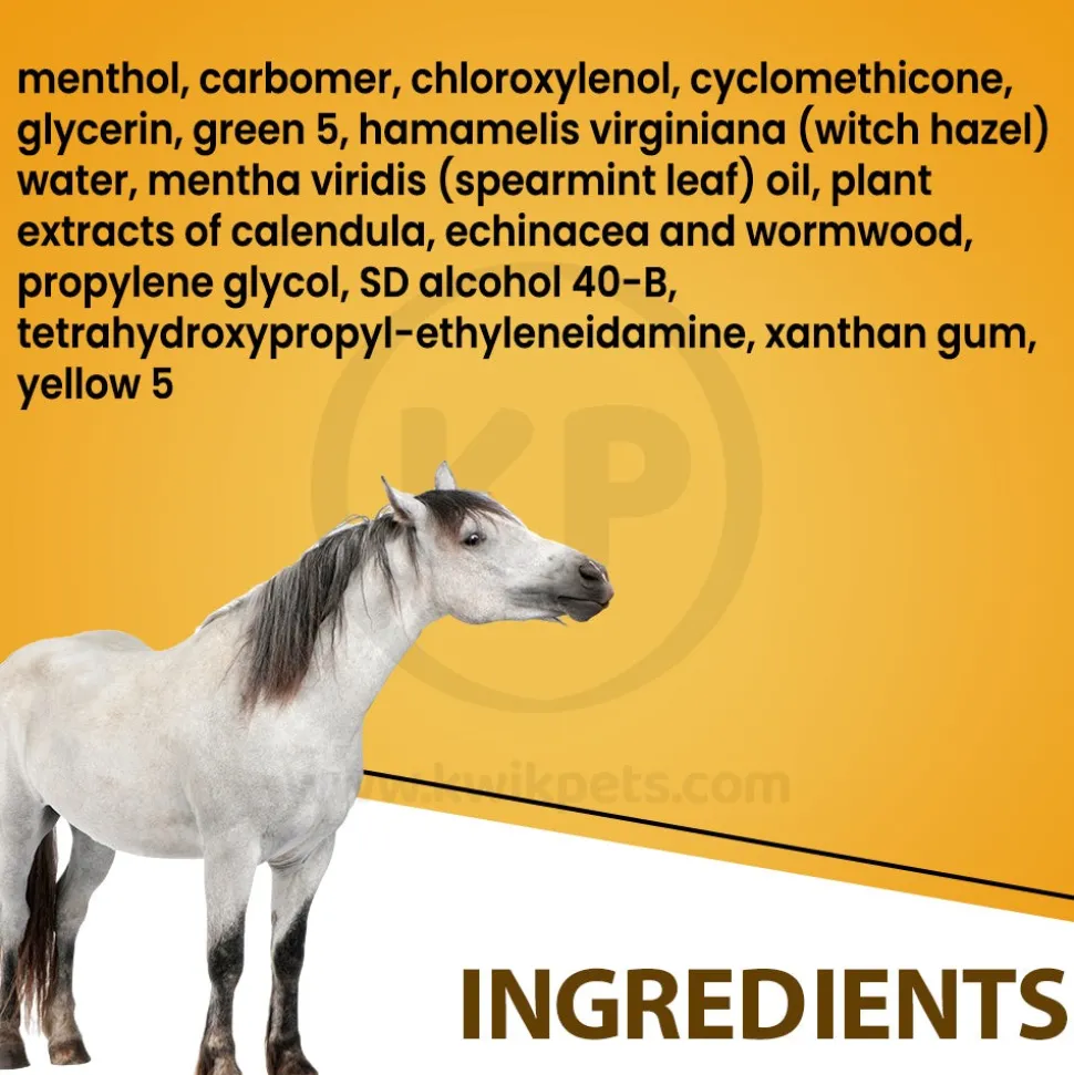 Absorbine Sore Muscle & Joint Pain Relief Veterinary Liniment Gel for Horses 12-oz