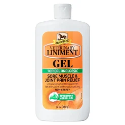 Absorbine Sore Muscle & Joint Pain Relief Veterinary Liniment Gel for Horses 12-oz