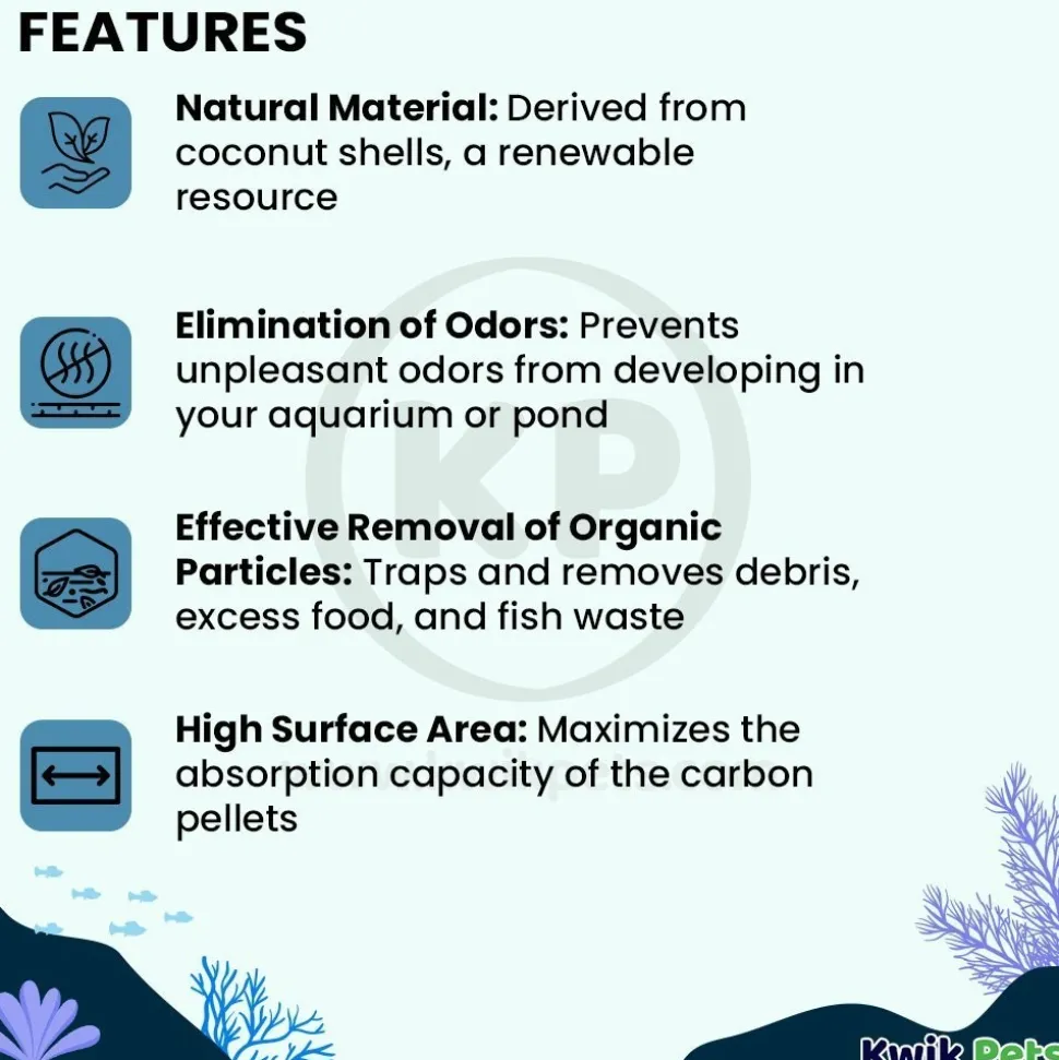 Acurel Economy Activated Carbon Filter Pellets Large 3-lb