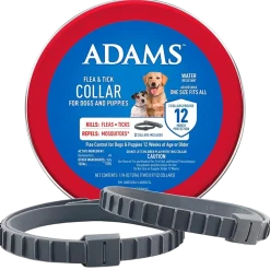 Adams Flea & Tick Collar for Dogs & Puppies 2 Count
