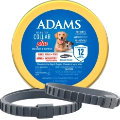 Adams Flea & Tick Collar Plus for Dogs & Puppies 2 Count