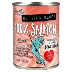 Against the Grain Nothing Else 100% One Ingredient Adult Wet Dog Food Salmon 11-oz