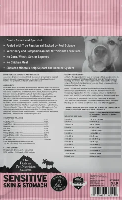 Annamaet Original Sensitive Skin & Stomach Dry Dog Food Lamb Meal & Millet Formula 5-lb