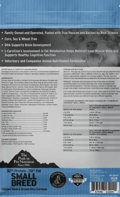 Annamaet Original Small Breed Dry Dog Food Chicken Meal & Brown Rice Formula 4-lb
