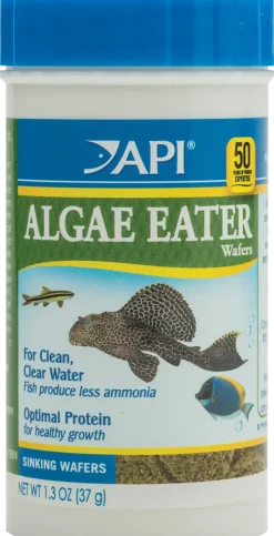 API Algae Eater Premium Sinking Wafer Fish Food 1.3-oz