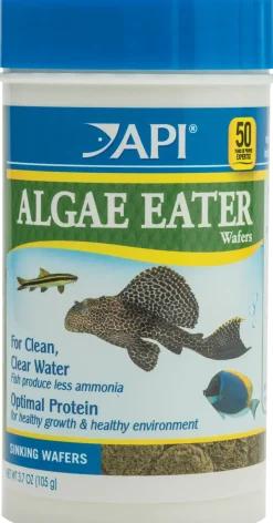 API Algae Eater Premium Sinking Wafer Fish Food 3.7-oz