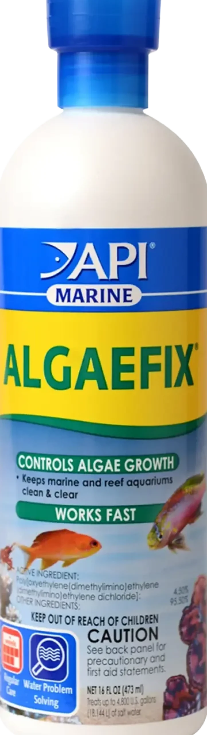 API AlgaeFix Marine Aquarium Algaecide 16-oz