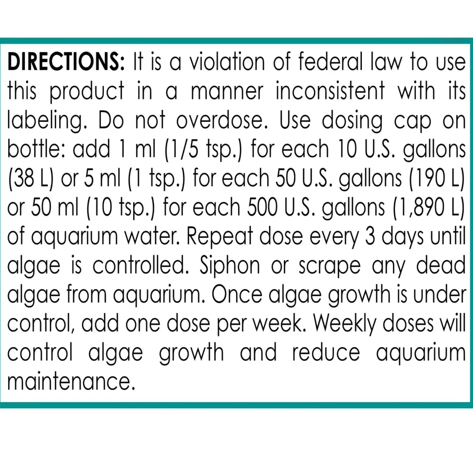 API AlgaeFix Marine Aquarium Algaecide 16-oz