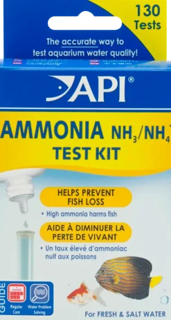 API Ammonia Test Kit for Freshwater & Saltwater Aquarium 130 Count