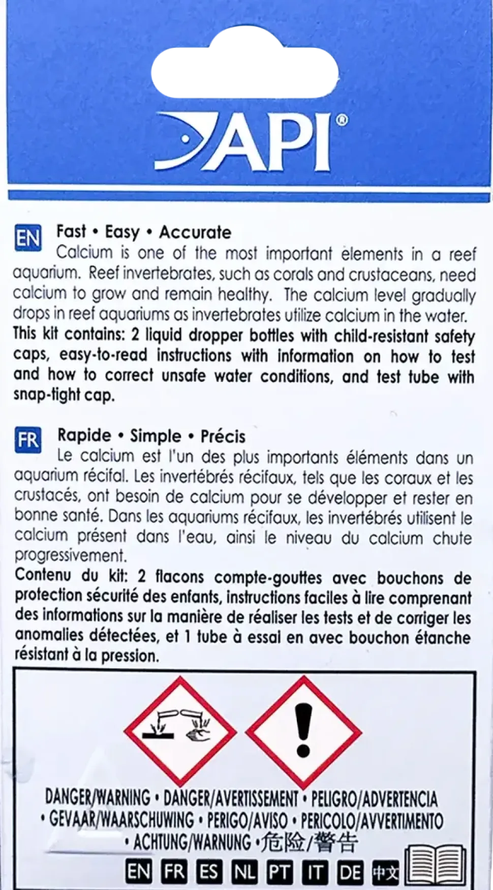 API Calcium Saltwater Aquarium Test Kit