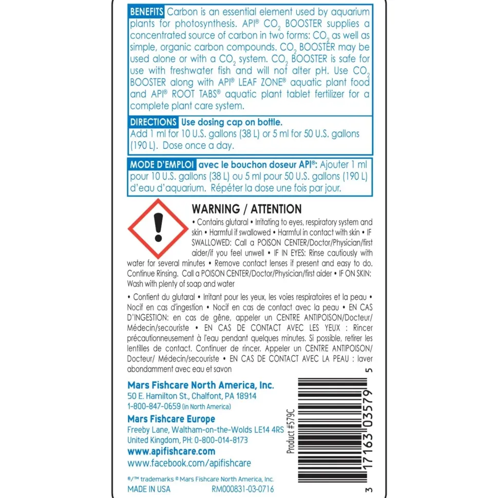 API CO2 Booster Freshwater Plant Supplement 8-oz
