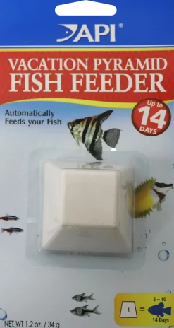 API 14-Days Vacation Pyramid Fish Feeder 1.2-oz