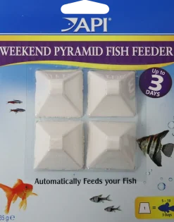 API 3-Days Weekend Pyramid Fish Feeder 4 Count 1.4-oz