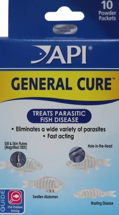 API General Cure Fresh & Saltwater Powder Medication 10 Count