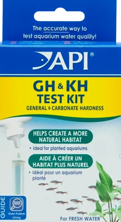 API GH & KH General & Carbonate Hardness Freshwater Aquarium Test Kit