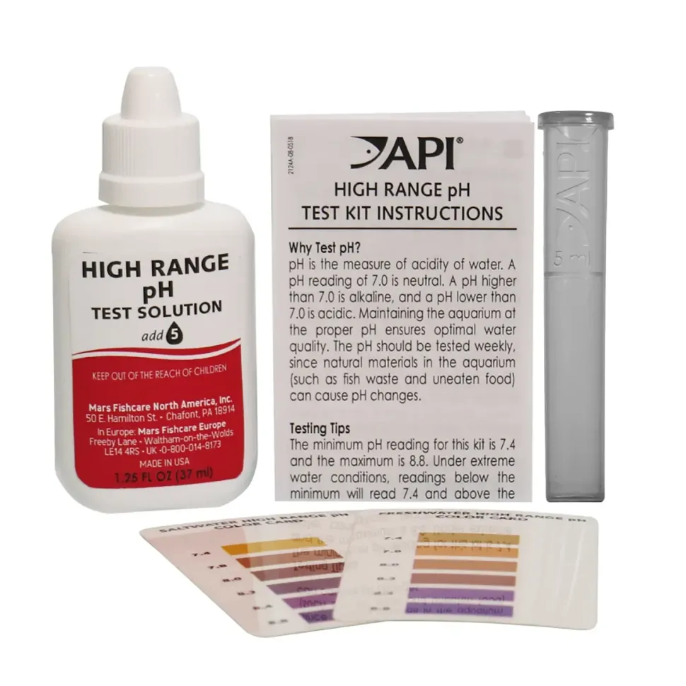 API High Range pH Test Kit for Freshwater & Saltwater Aquarium 160 Count