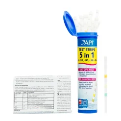 API 5-in-1 Freshwater Aquarium Test Strip 25 Count