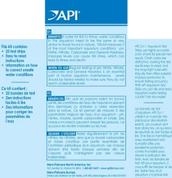API 5-in-1 Freshwater Aquarium Test Strip 25 Count