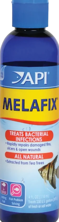 API Melafix Treats Bacterial Infections for Aquarium Freshwater Fish 4-oz