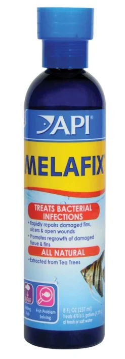 API Melafix Treats Bacterial Infections for Aquarium Freshwater Fish 8-oz