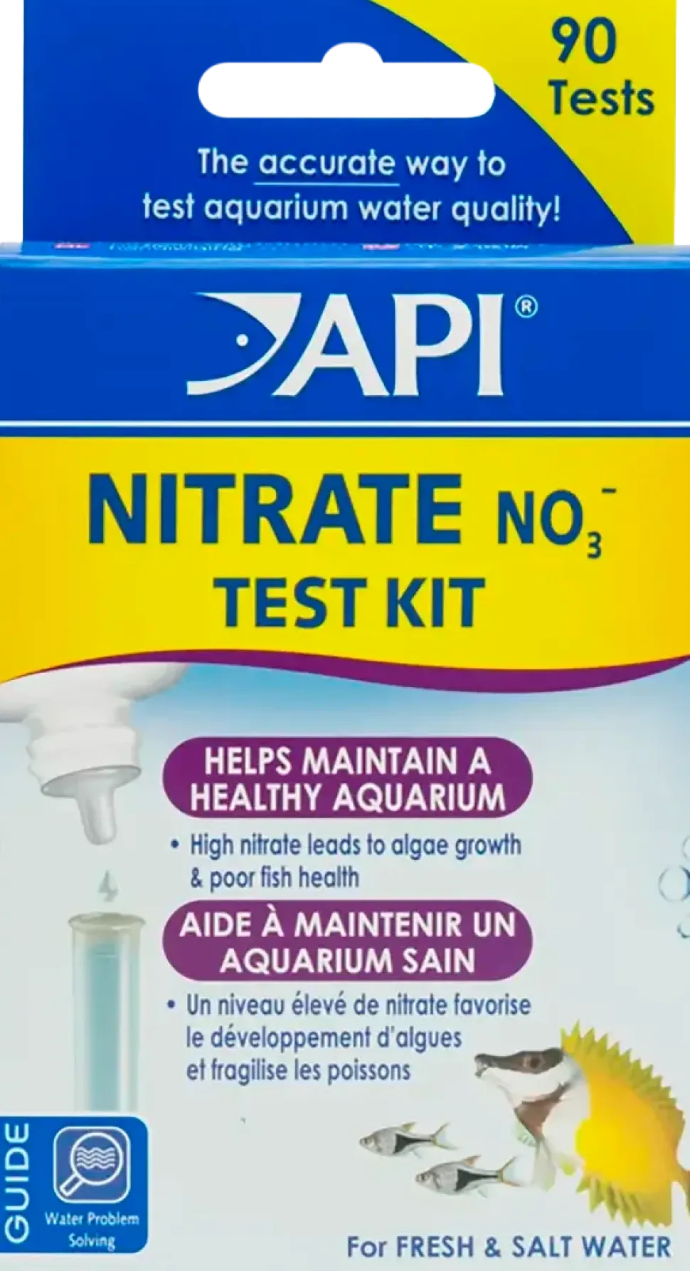 API Nitrate Test Kit for Freshwater & Saltwater Aquarium 90 Count