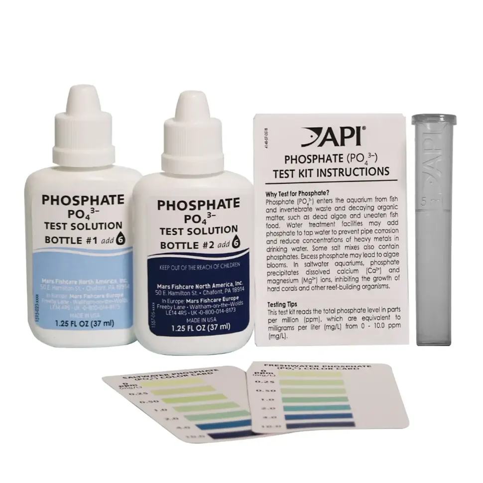 API Phosphate Test Kit Freshwater & Saltwater Aquarium 150 Count