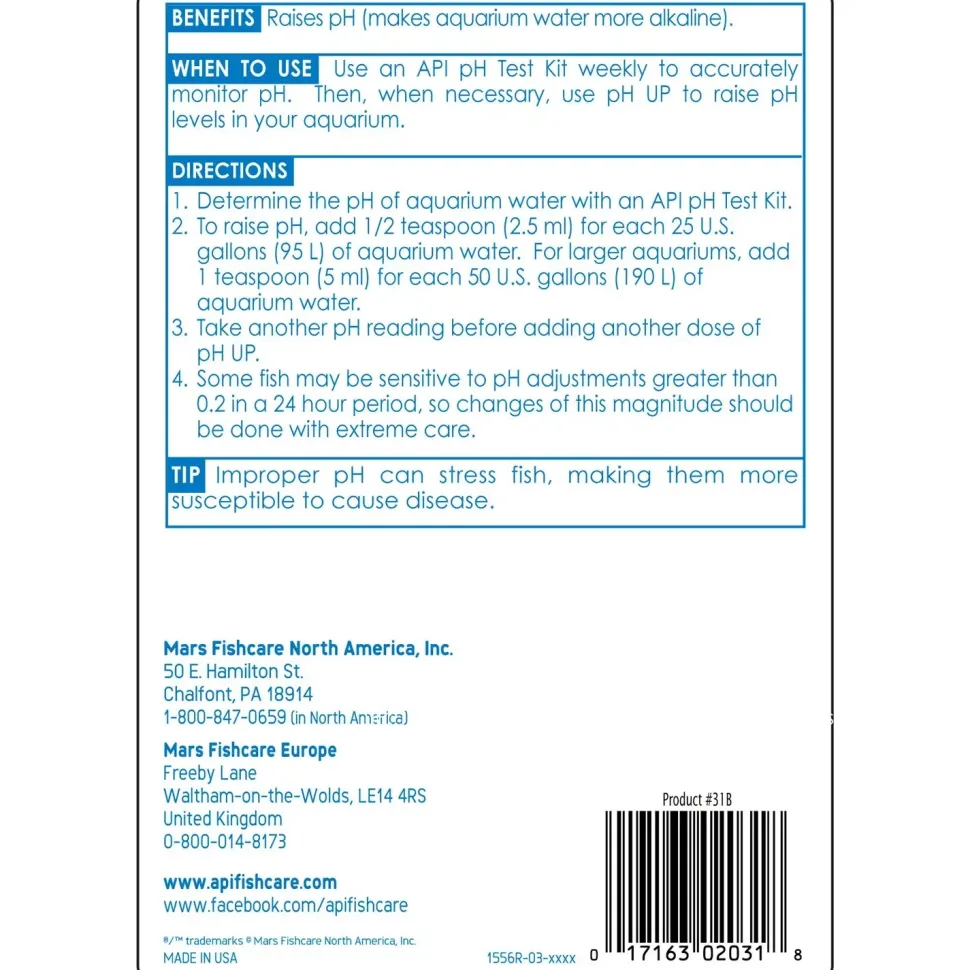 API pH Up Freshwater Aquarium Water Treatment 16-oz