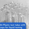 API Plastic Test Tubes with Caps for Aquarium 24 Count