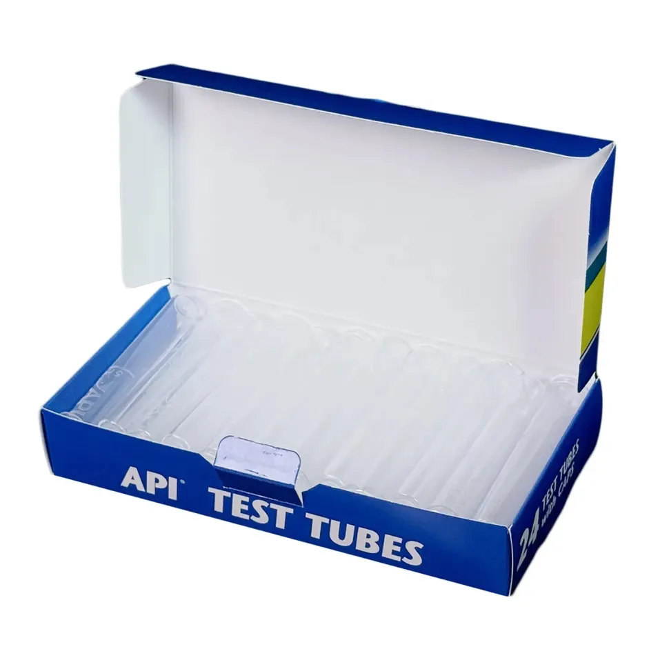 API Plastic Test Tubes with Caps for Aquarium 24 Count