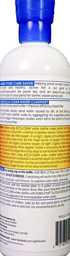 API Pond Accu-Clear Aquarium Water Clarifier 16-oz