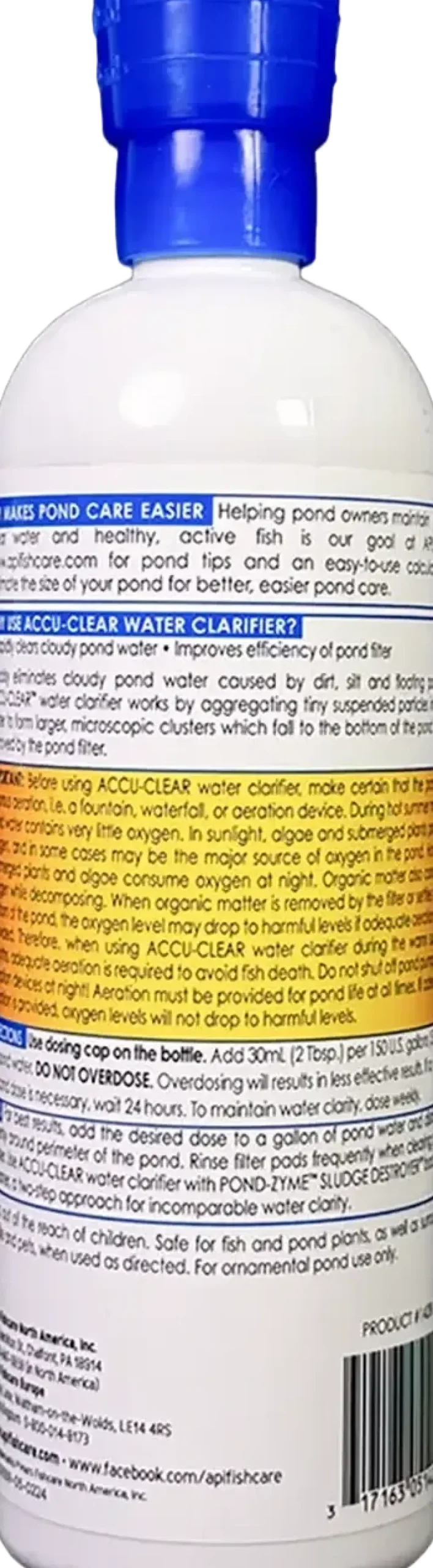 API Pond Accu-Clear Aquarium Water Clarifier 16-oz