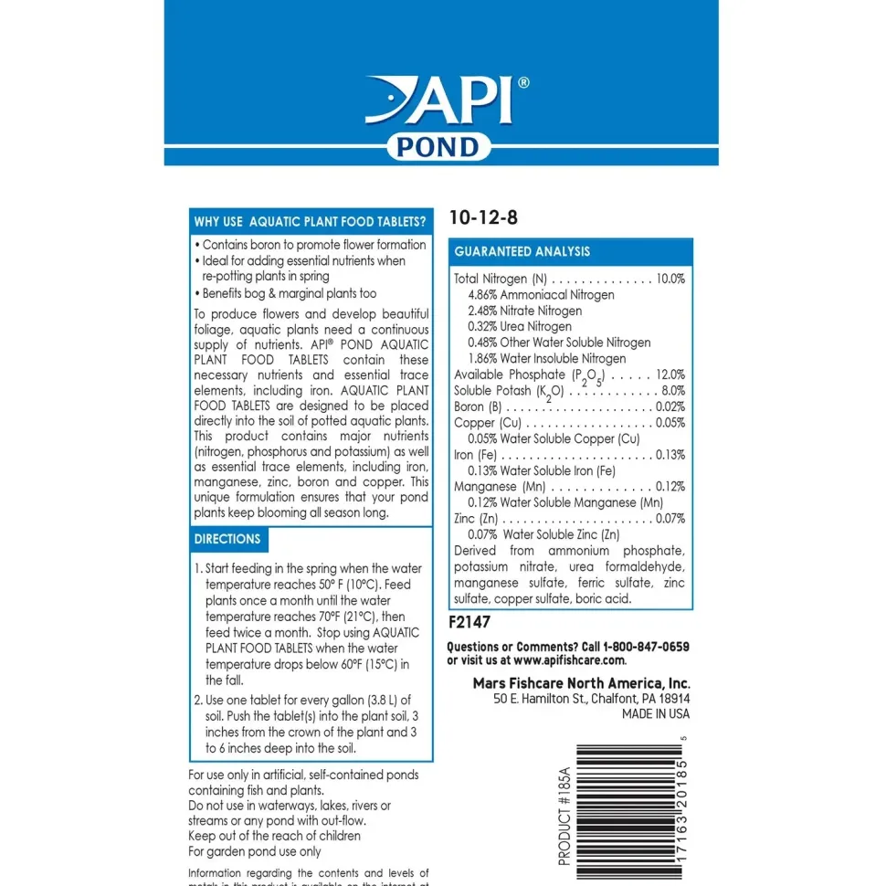 API Pond Aquatic Plant Food Tablets 25 Count