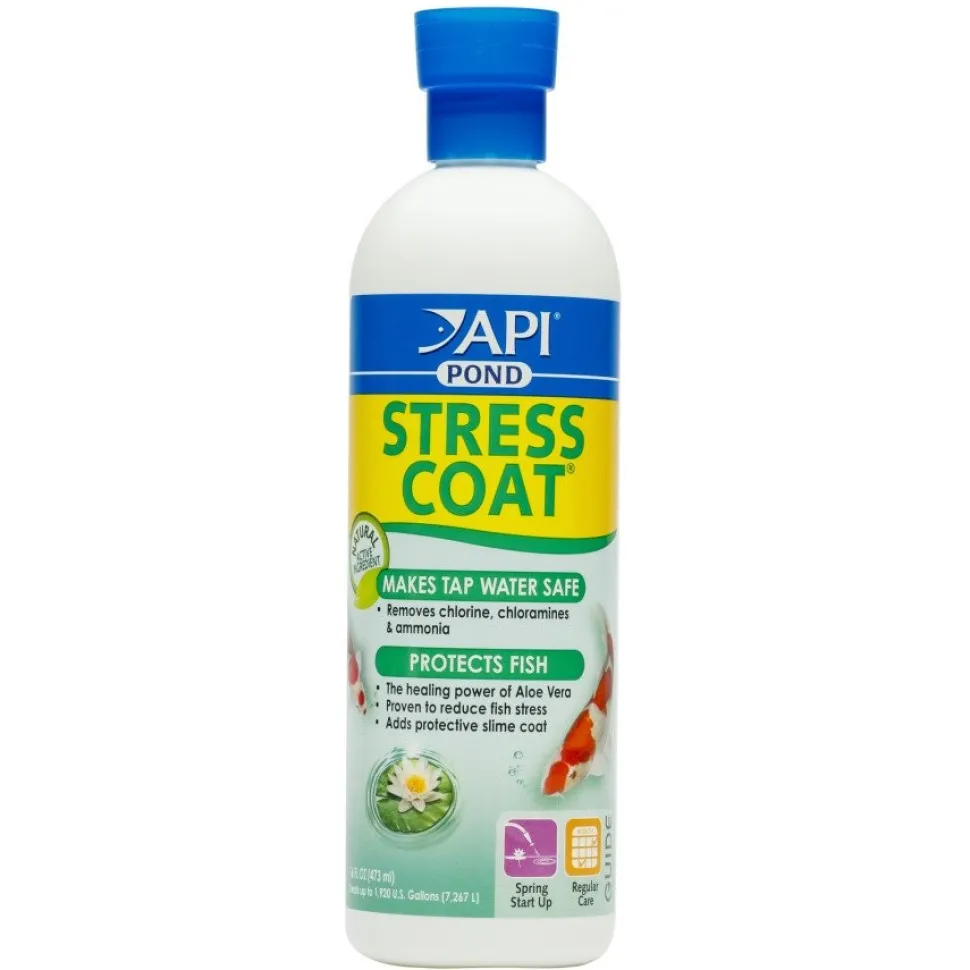 API Pond Stress Coat Tap Water Safe Conditioner for Fish 16-oz