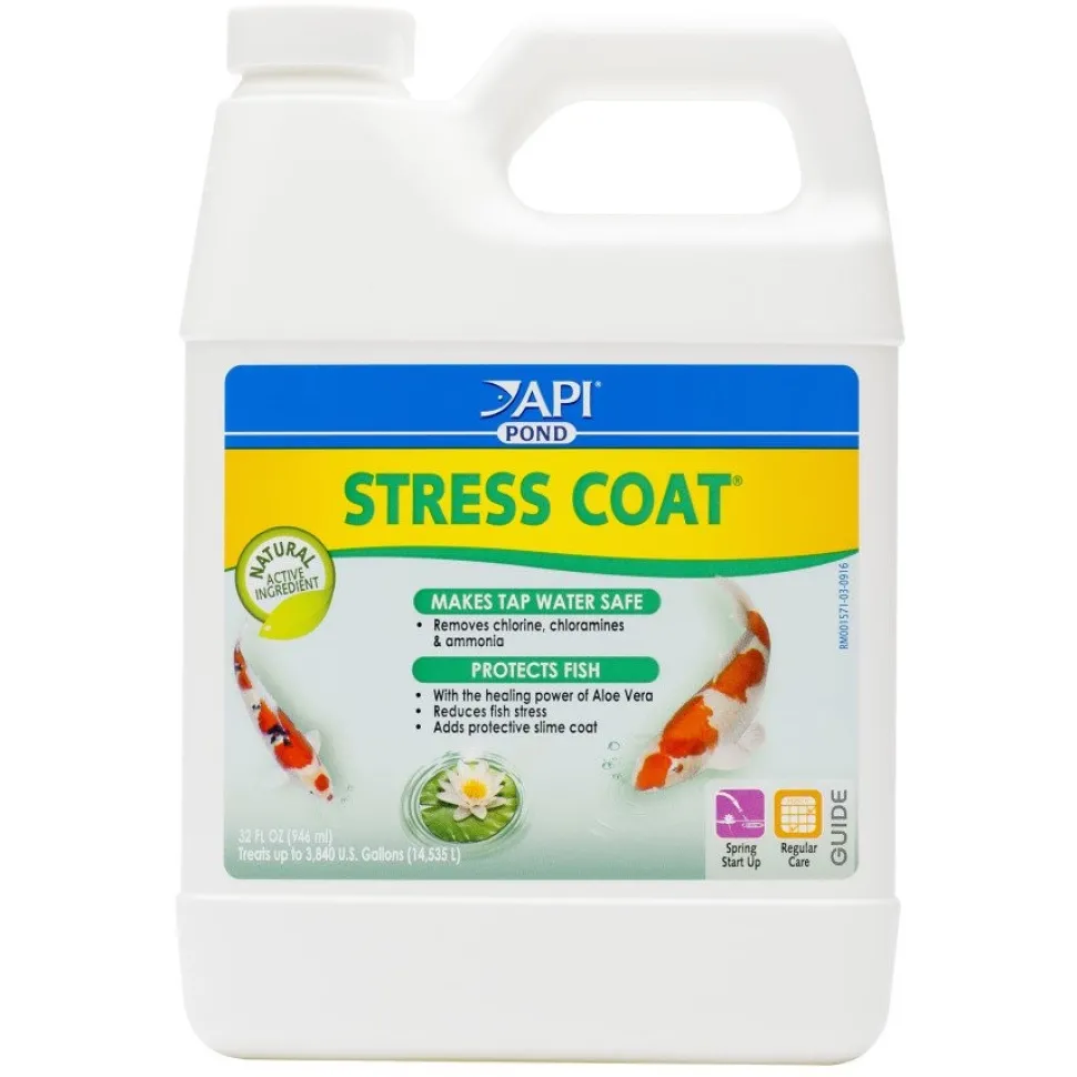 API Pond Stress Coat Tap Water Safe Conditioner for Fish 32-oz
