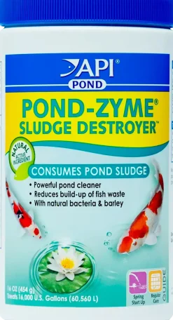 API Pond-Zyme Sludge Destroyer Pond Sludge Remover 1-lb