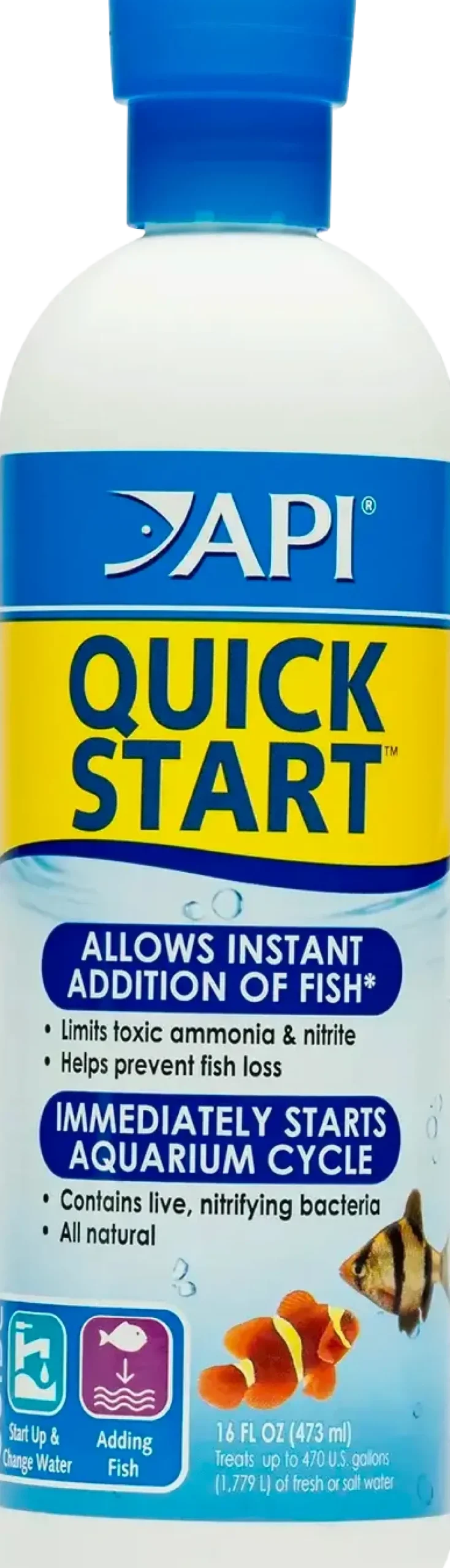 API Quick Start Aquarium Water Conditioner 16-oz