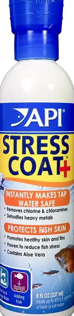 API Stress Coat No Pump Remedy Aquarium Water Conditioner 8-oz