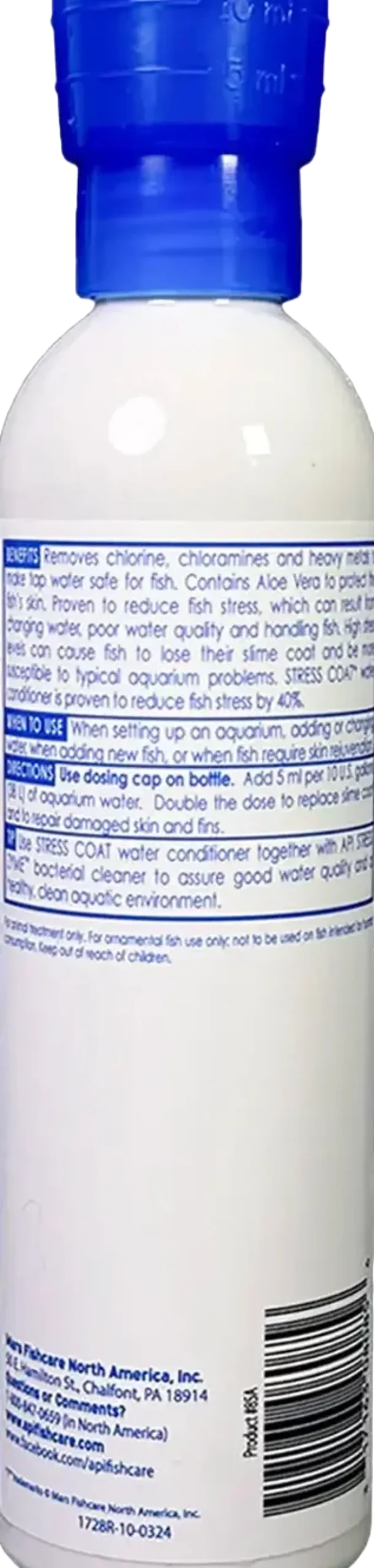 API Stress Coat No Pump Remedy Aquarium Water Conditioner 8-oz