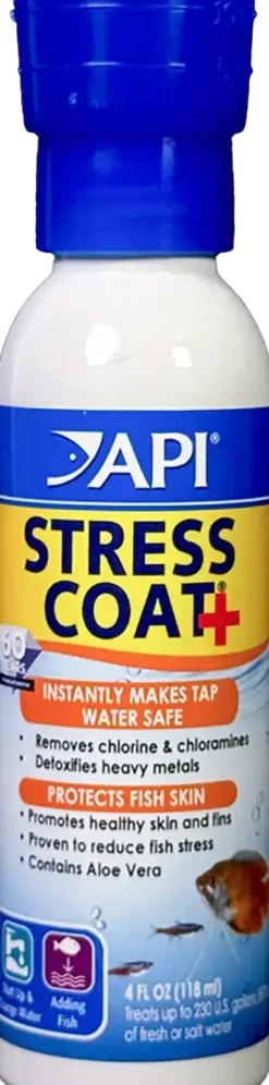 API Stress Coat No Pump Remedy Aquarium Water Conditioner 4-oz