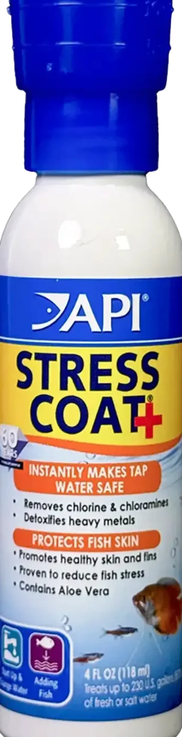 API Stress Coat No Pump Remedy Aquarium Water Conditioner 4-oz