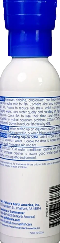 API Stress Coat No Pump Remedy Aquarium Water Conditioner 4-oz