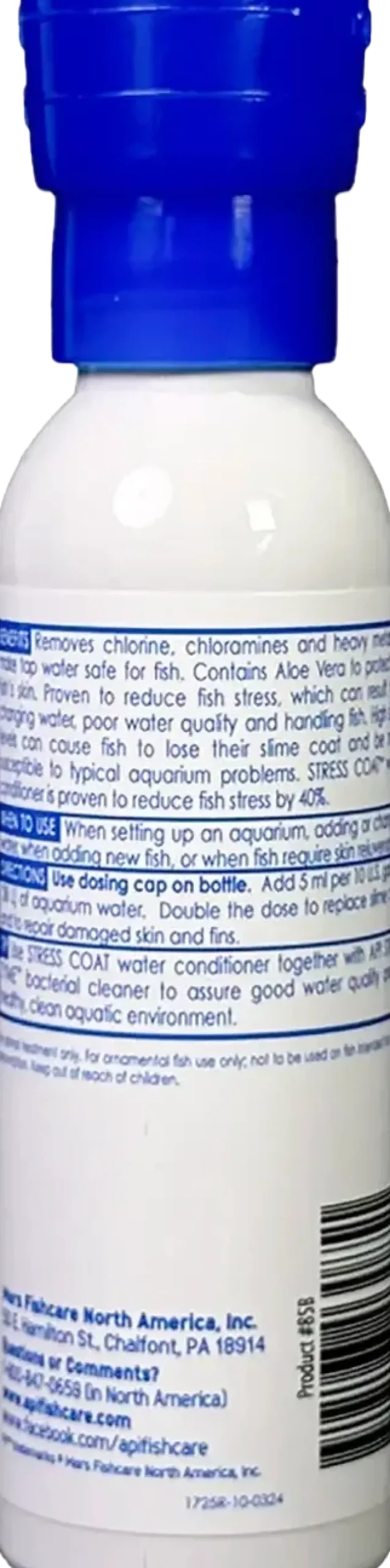 API Stress Coat No Pump Remedy Aquarium Water Conditioner 4-oz