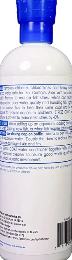 API Stress Coat No Pump Remedy Aquarium Water Conditioner 16-oz