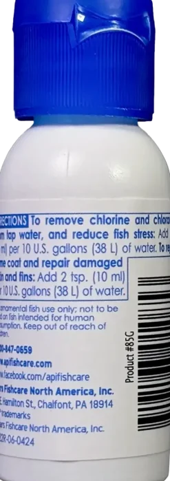 API Stress Coat No Pump Remedy Aquarium Water Conditioner 1-oz