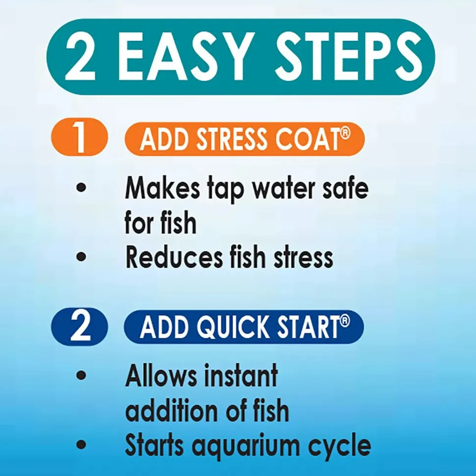 API Stress Coat & Quick Start Aquarium Start Up Pack 2 Count 1-oz