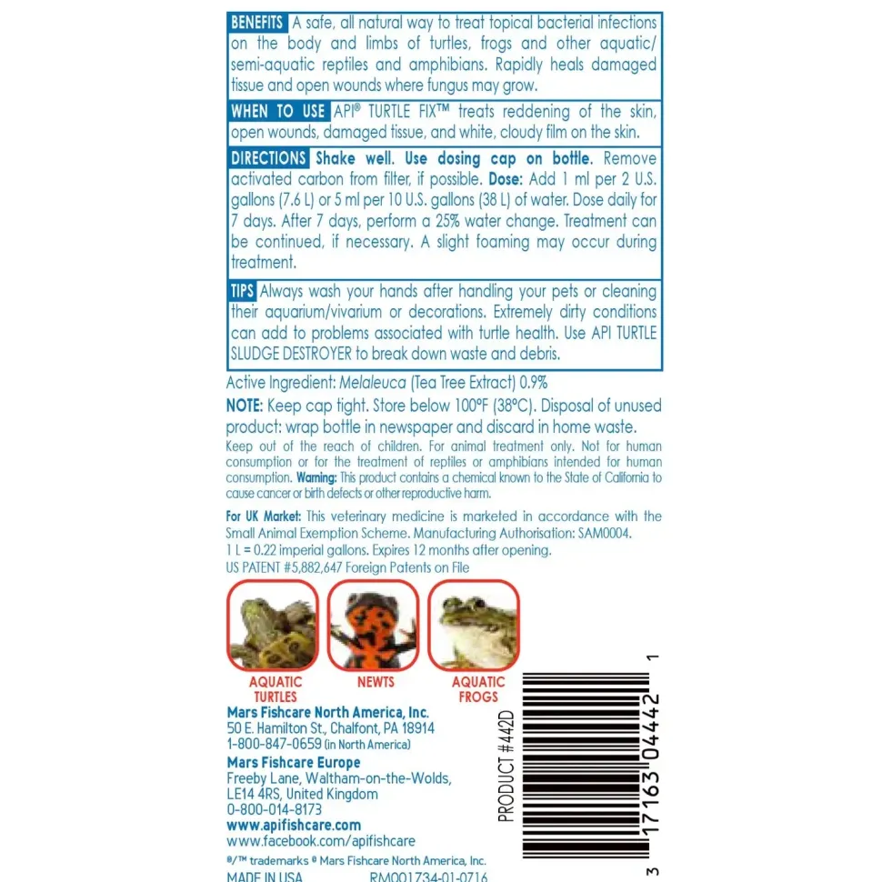 API Turtle Fix Antibacterial Turtle Remedy 8-oz