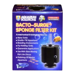 Aquarium Solutions Bacto-Surge Biological Action Sponge Filter Black Large