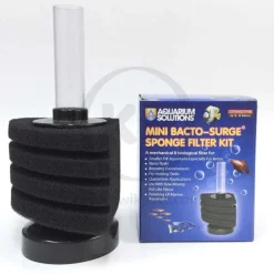 Aquarium Solutions Bacto-Surge Biological Action Sponge Filter Black Mini