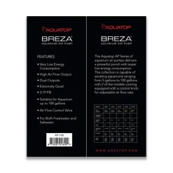 Aquatop Breza AP-100 Aquarium Air Pump 50-100 gal